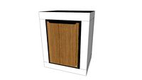 KING Single Counterdoor - High Gloss P1