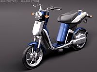 Yamaha EC03 Electric Scooter 3D Model