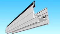 Perfis de Alumínio BASE - Parede wall 40 mm - Polysolution