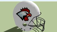 Roosters Romagna football helmet