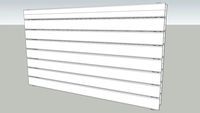 Delton/Donatello Horizontal Towel Rail 600 x1000