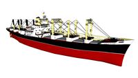 Break Bulk Cargo Vessel ''African Meteor'' (ORIGINAL)