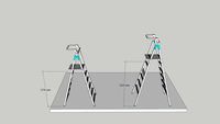 SGセト―　LLtype　可搬式作業台　Workbench　stepladder