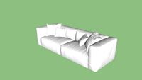 Ibiza Linnen Sofa S5 - White