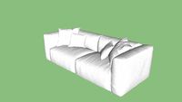 Ibiza Linnen Sofa S4 - White