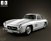 Mercedes-Benz 300 SL Gullwing 19543d model
