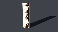 I - 3D Laminated Wood Letter