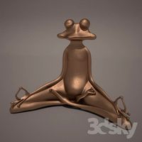 Frog in the lotus pose