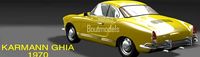 Karmann Ghia 1970 3D Model