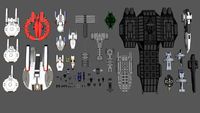 FREE TO USE Spaceship Models Collection Abandoned Projects]
