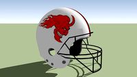 Daemons Cernusco football helmet