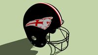 Saints Padova football helmet
