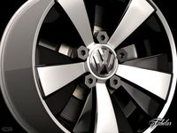 Volkswagen Maggiolino rim3d model