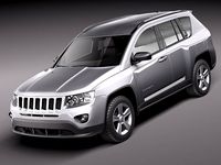 Jeep Compass 2011 3D Model