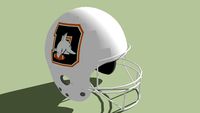 Dolphins Ancona football helmet