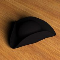 Three Cornered Hat 3D Model