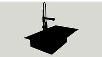 Evier noir mat