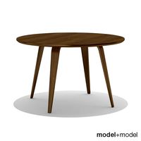 Cherner Round and Oval tables 3D Model