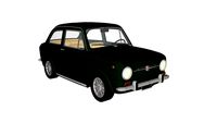VINTAGE ITALY CAR FIAT 850 ANNI ‘70