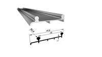 Sina aluminiu inferioara dubla Skm 80