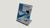 Letter Size Acrylic Sign Holder
