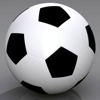 Football ball 3D Model