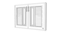 KING Double counterdoor - Nova White