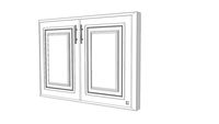KING Double counterdoor - Pearl White