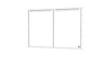 KING Doubledoor counterdoor - Curve White