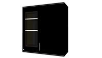 KING Grand Corner hang cabinet - Zircon Dark oak
