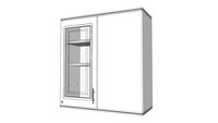 KING Grand Corner hang cabinet - Zircon White