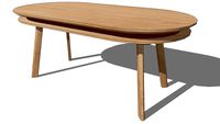 Table à manger PARATI avec allonge 180cm - Mobilier Drugeot Manufacture