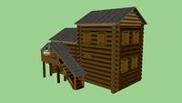 wooden architecture, the Berdsky Ostrog,