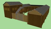 wooden architecture, the Berdsky Ostrog,