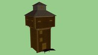 wooden architecture, the Berdsky Ostrog,