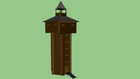 wooden architecture, the Berdsky Ostrog,