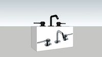 Sutton 111 - Deck Mounted 3 Hole Lavatory Faucet watermark