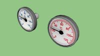 Coppia termometri 120° --- Pair of 120 ° thermometers