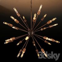 GRAMERCY HOME - ATOM LARGE CHANDELIER CH026-24-BB