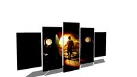 Tableau en 5 parties / Frames in 5 parts