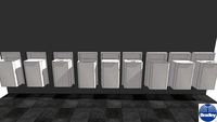 18 Gallon Waste Receptacle - Framed