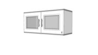 KING Half cabinet - Zircon White
