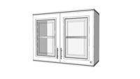 KING Doubledoors hang cabinet - Zircon White