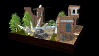 diorama, war