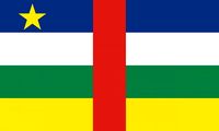 Central African Republic flag 3D Model