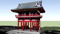 Kitanoyama Shinfukuji Hoshoin (Osu Kannon) Sanmon