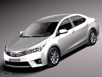 Toyota Corolla EU Version3d model