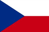 Czech Republic flag 3D Model