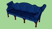 Chippendale Style Sofa Ca 1775 Remodeled