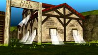 Lon Lon Ranch bei nacht